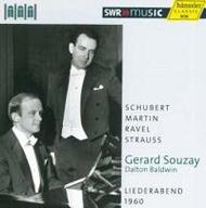Gerard Souzay sings Schubert, Martin, Ravel and Strauss