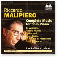 Riccardo Malipiero - Complete Music for Solo Piano | Toccata Classics TOCC0129