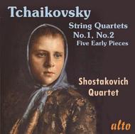Tchaikovsky - String Quartets Nos 1 & 2, Five Early Pieces | Alto ALC1196