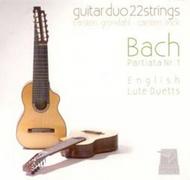 J S Bach - Partita No.1 / English Lute Duets | Euterpe Musica EMCD1012