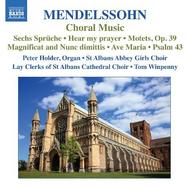Mendelssohn - Choral Music
