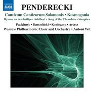 Penderecki - Canticum Canticorum Salomonis, Kosmogonia, Strophen, etc
