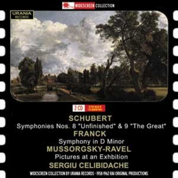 Sergiu Celibidache conducts Schubert, Franck & Mussorgsky | Urania WS121181