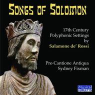 Songs of Solomon: 17th Century Polyphonic Settings by Salamone de Rossi | Musical Concepts MC117