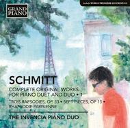 Florent Schmitt - Complete Original Works for Piano Duet and Duo Vol.1 | Grand Piano GP621