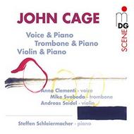 Cage - Voice & Piano / Trombone & Piano / Violin & Piano