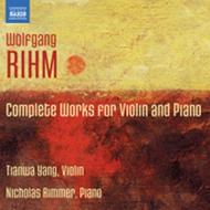 Rihm - Complete Works for Violin and Piano | Naxos 8572730