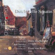 Dutch Cello Sonatas Vol.5: Badings / Dresden