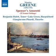 Maurice Greene - Spensers Amoretti (25 Sonnet Settings) | Naxos 8572891