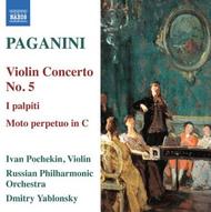 Paganini - Violin Concerto No.5, I palpiti, Moto perpetuo | Naxos 8570487