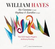 William Hayes - Six Cantatas, Orpheus & Euridice | Glossa GCD9225102