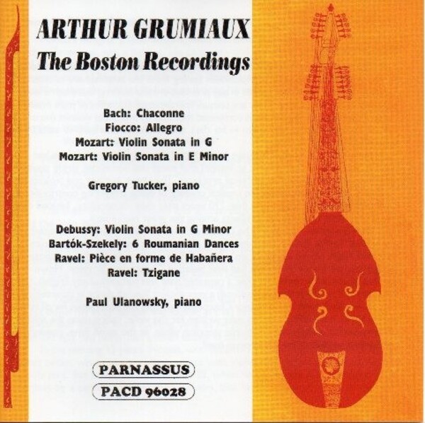 Arthur Grumiaux: The Boston Recordings