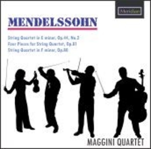Mendelssohn - Complete Works for String Quartet Vol.1 | Meridian CDE84618