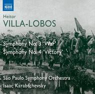 Villa-Lobos - Symphony No.3 War, Symphony No.4 Victory | Naxos 8573151