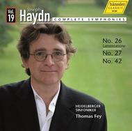 Haydn - Symphonies Vol.19: Nos 26, 27, 42