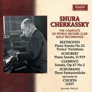 Shura Cherkassky: The Complete UK World Record Club Solo Recordings  | Guild - Historical GHCD239899