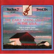The Early String Quartet in the USA