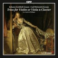 J G Graun / C H Graun - Trios for Violin or Viola & Clavier | CPO 7776332