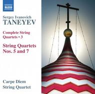 Taneyev - Complete String Quartets Vol.3 | Naxos 8573010