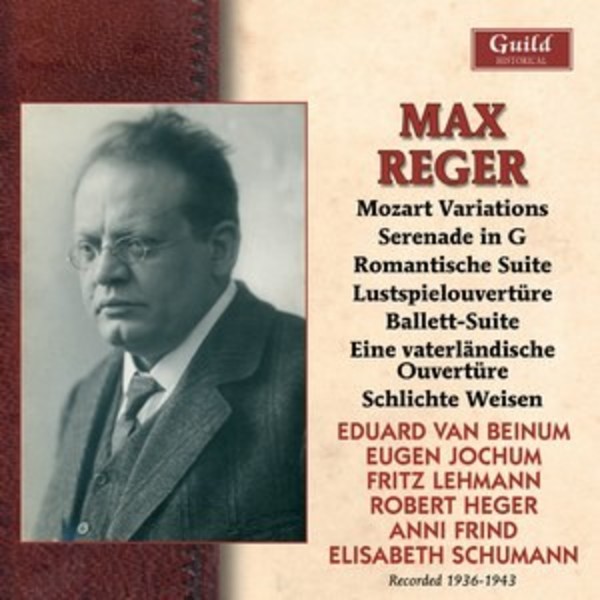 Reger - Historical Recordings 1936-1943