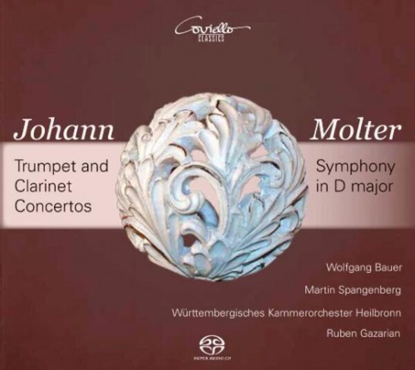 Johann Molter - Trumpet & Clarinet Concertos, Symphony in D major | Coviello Classics COV31305