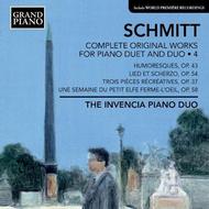 Schmitt - Complete Original Works for Piano Duet and Duo Vol.4 | Grand Piano GP624