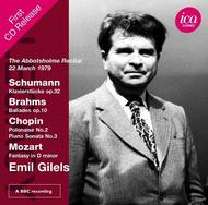 Emil Gilels: Recital | ICA Classics ICAC5108