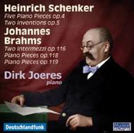 Heinrich Schenker / Brahms - Piano Works | Musical Concepts MC146