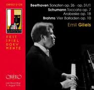 Beethoven / Schumann / Brahms - Piano Works | Orfeo - Orfeo d'Or C883132