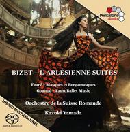 Bizet - LArlesienne Suites / Faure - Masques et bergamasques / Gounod - Faust Ballet Music | Pentatone PTC5186358