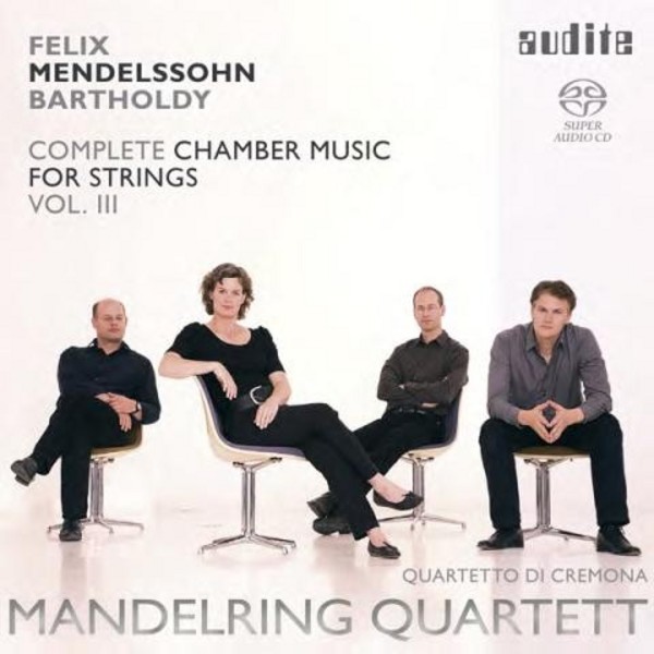 Mendelssohn - Complete Music for Strings Vol.3 | Audite AUDITE92658