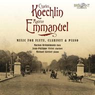 Koechlin / Emmanuel - Music for Flute, Clarinet and Piano | Brilliant Classics 9422