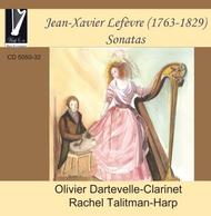 Jean Xavier Lefevre - Sonatas | Harp & Co CD505032