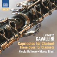 Ernesto Cavallini - Capriccios for Clarinet, 3 Duos for Clarinets | Naxos 857313334