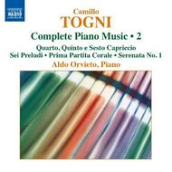 Camillo Togni - Complete Piano Music Vol.2 | Naxos 8572991