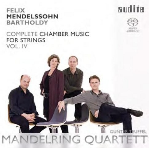 Mendelssohn - Complete Chamber Music for Strings Vol.4 | Audite AUDITE92659