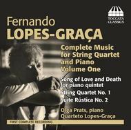Fernando Lopes-Graca - Complete Music for String Quartet and Piano Vol.1 | Toccata Classics TOCC0253