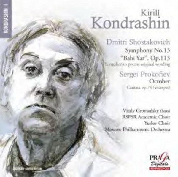 Shostakovich - Symphony No.13 Babi-Yar / Prokofiev - October | Praga Digitals DSD350089
