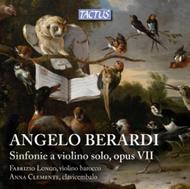 Angelo Berardi - Sinfonie a Violino Solo Op.VII | Tactus TC630201
