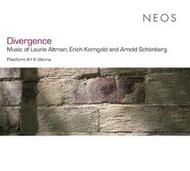 Altman / Schoenberg / Korngold - Divergence | Neos Music NEOS21306