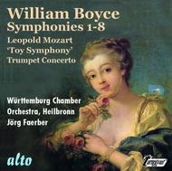Boyce - 8 Symphonies Op.2 / L Mozart - Toy Symphony, Trumpet Concerto | Alto ALC1264