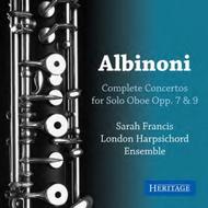 Albinoni - Complete Concertos for Solo Oboe Op.7 & Op.9 | Heritage HTGCD274