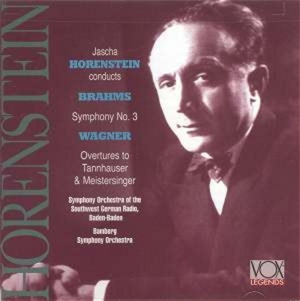 Jascha Horenstein conducts Brahms and Wagner | Vox Classics VOX7802