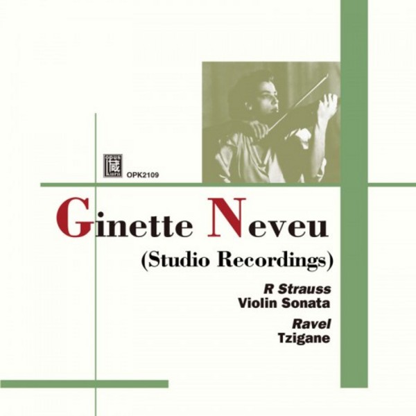 Ginette Neveu: Studio Recordings