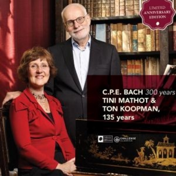 Mathot　135　Classics　Bach　CPE　Years　Challenge　CD　300　years　Koopman　CC72668