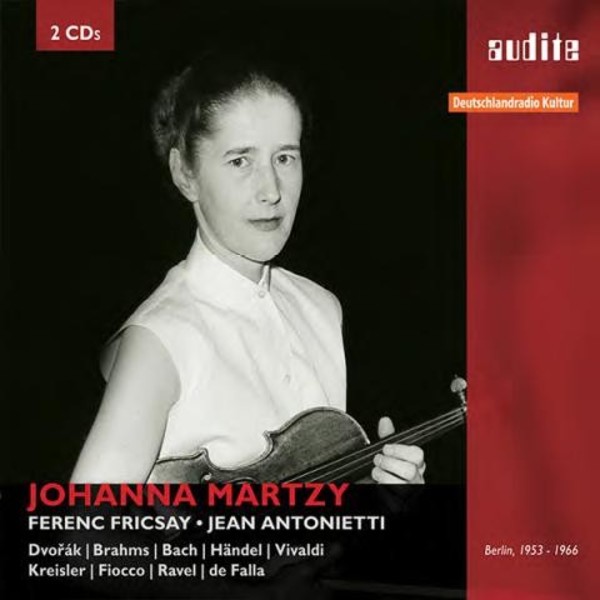 Johanna Martzy: Berlin 1953-1966 | Audite AUDITE23424