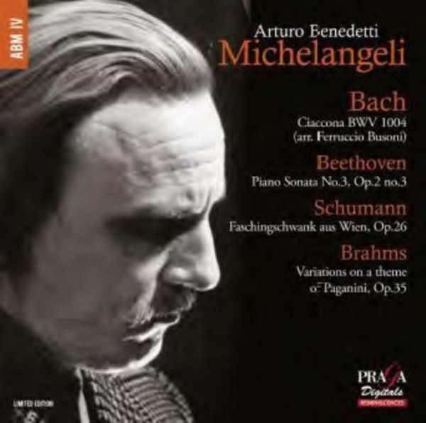 Arturo Benedetti Michelangeli: Recital | Praga Digitals DSD350095