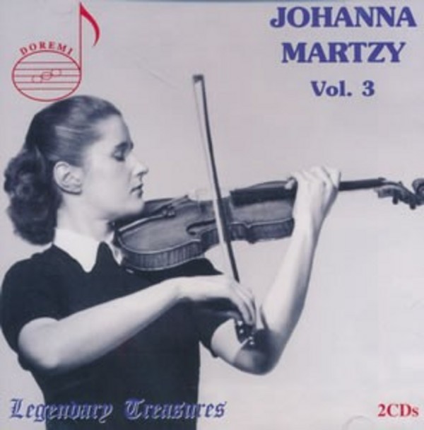 Johanna Martzy Vol.3 | Doremi DHR803435