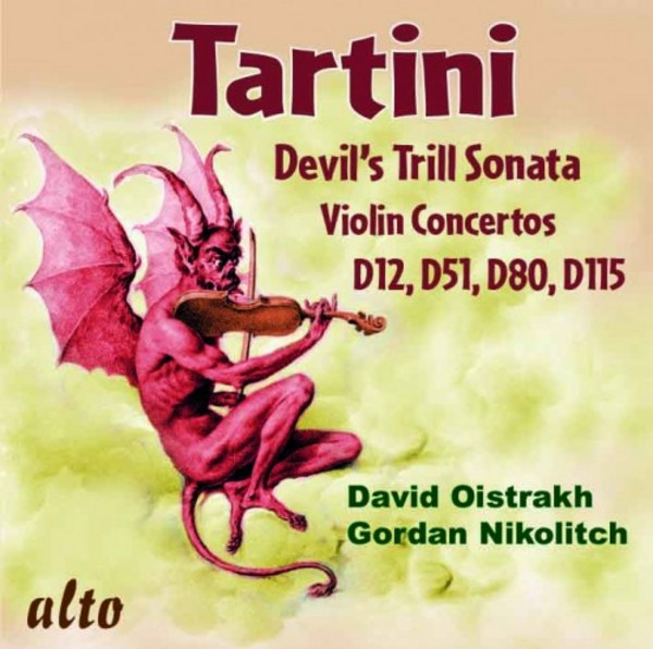 Tartini - Devils Trill Sonata, Violin Concertos | Alto ALC1283
