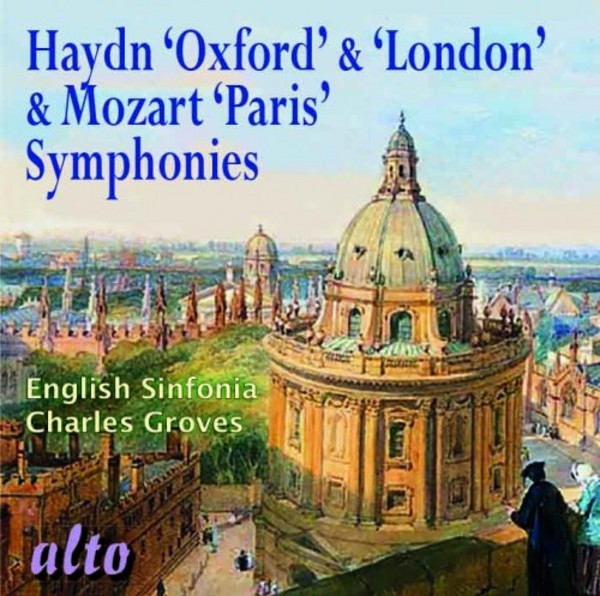 Haydn - Oxford & London Symphonies / Mozart - Paris Symphony | Alto ALC1284